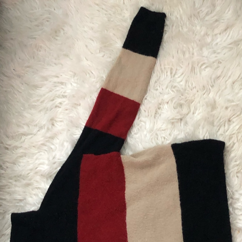 Cliche Black Rust and Cream Striped Sweater - Picture 6 of 10